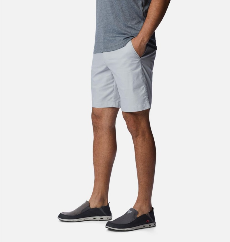 Columbia PFG Bonefish Men's Shorts Grey | DTOHLZ-754