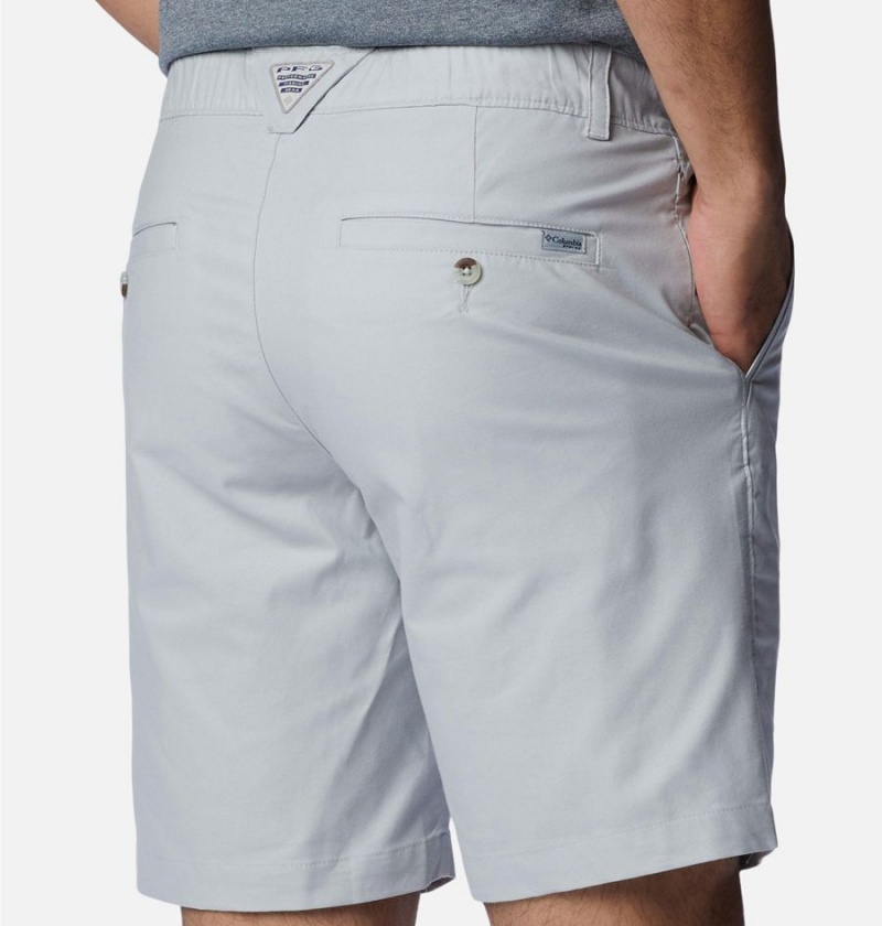 Columbia PFG Bonefish Men's Shorts Grey | DTOHLZ-754