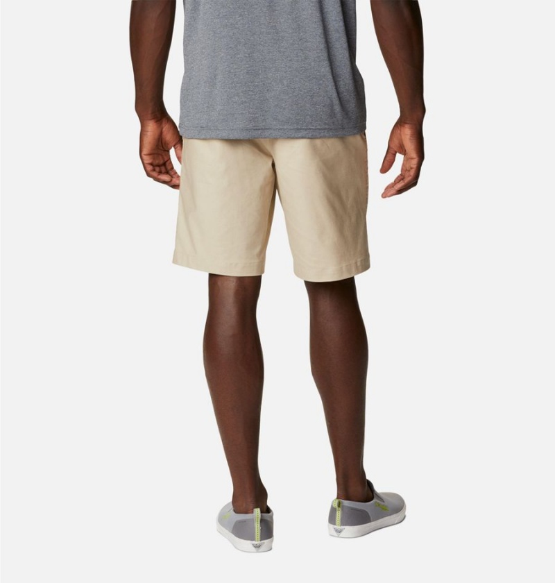 Columbia PFG Bonefish Men's Shorts Khaki | VXIHWY-483