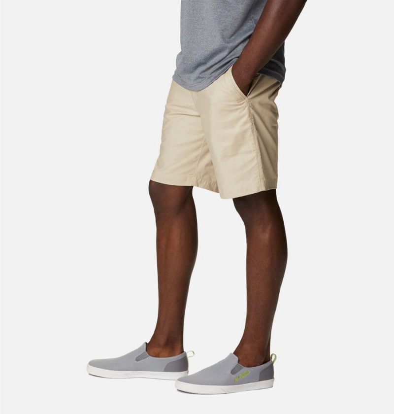 Columbia PFG Bonefish Men's Shorts Khaki | VXIHWY-483