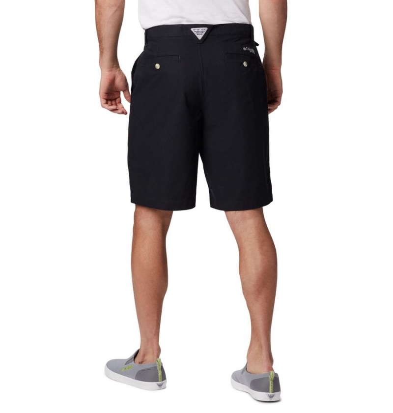 Columbia PFG Bonehead II Men's Shorts Black | AFVUTX-406