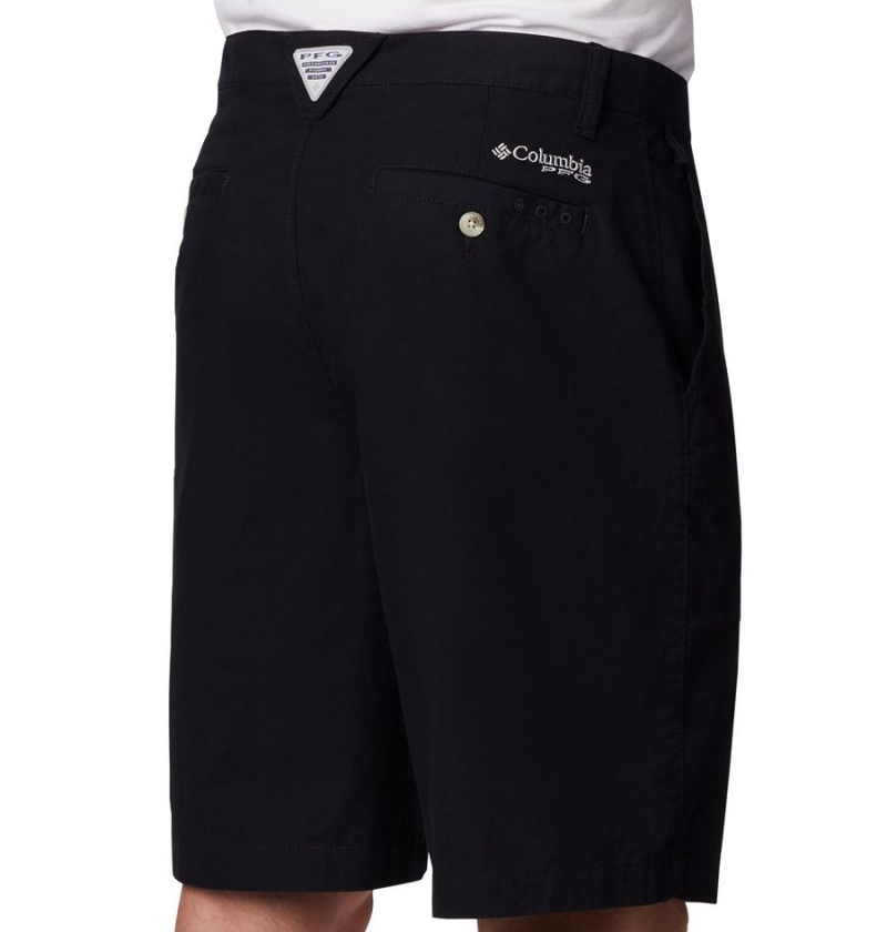 Columbia PFG Bonehead II Men's Shorts Black | AFVUTX-406