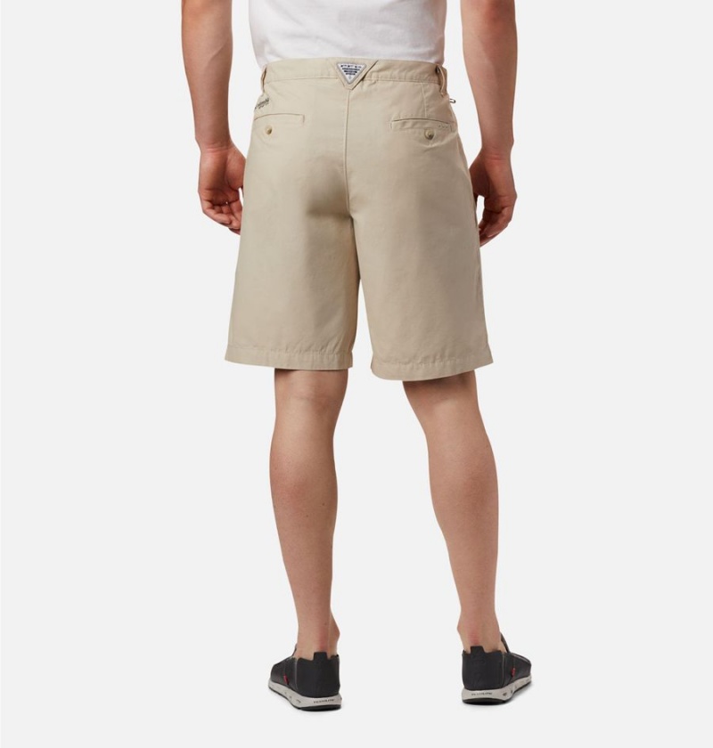 Columbia PFG Bonehead II Men's Shorts Khaki | MQDKJP-178