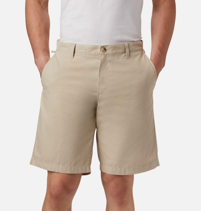 Columbia PFG Bonehead II Men's Shorts Khaki | MQDKJP-178