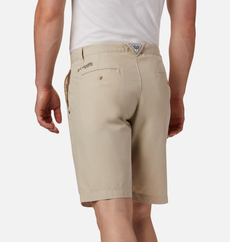 Columbia PFG Bonehead II Men's Shorts Khaki | MQDKJP-178