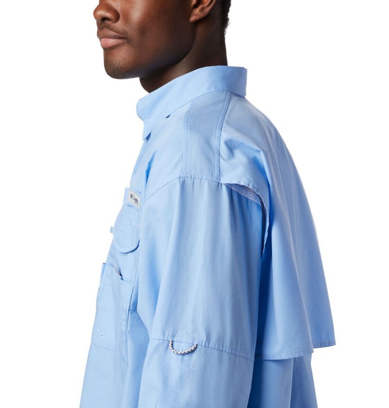 Columbia PFG Bonehead Long Sleeve Men's Shirt Blue | OXAYGT-281