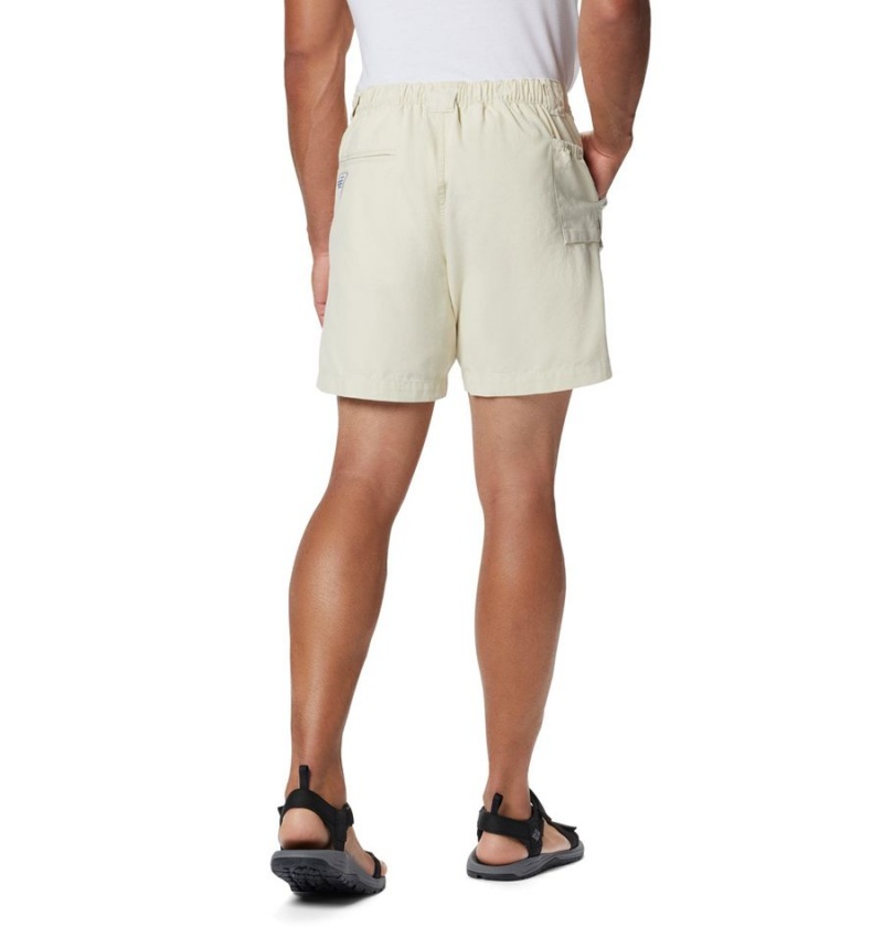 Columbia PFG Brewha II Men's Shorts Beige | UFDOBY-893