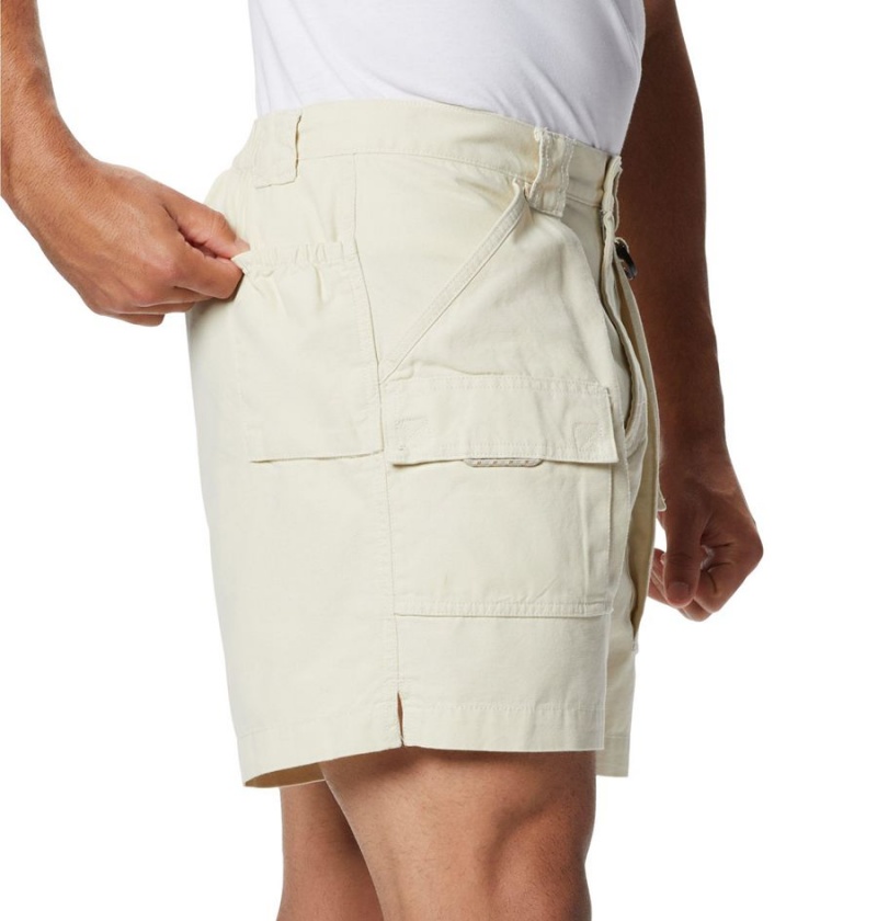 Columbia PFG Brewha II Men's Shorts Beige | UFDOBY-893