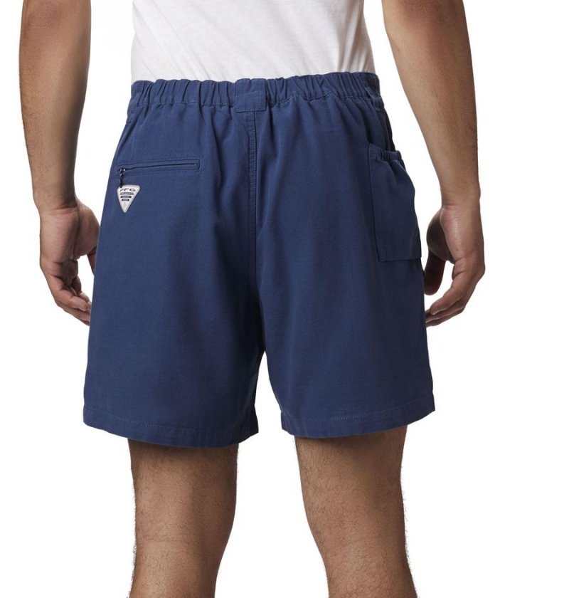 Columbia PFG Brewha II Men's Shorts Blue | NMHGLO-789