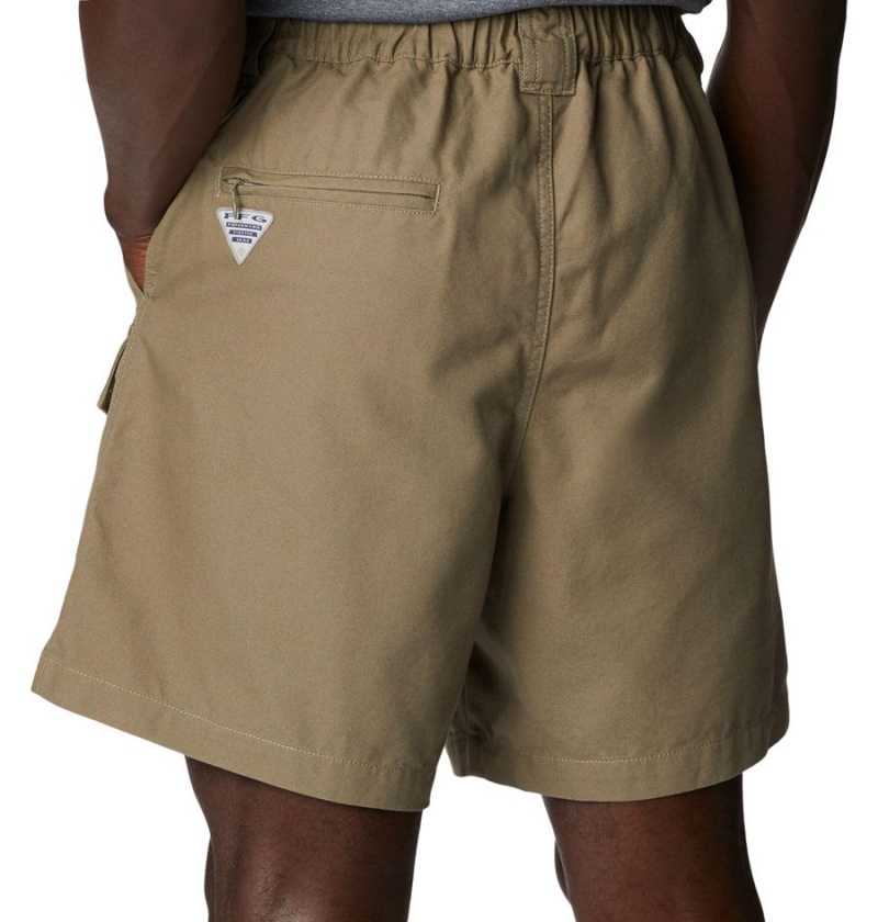 Columbia PFG Brewha II Men's Shorts Olive | WHGKOV-807