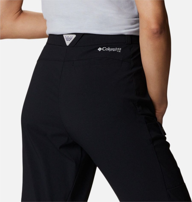 Columbia PFG Cast and Release Stretch Women's Pants Black | HNWQVX-748