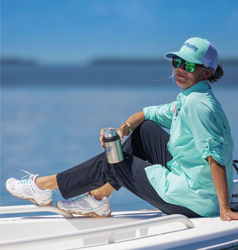 Columbia PFG Cast and Release Stretch Women's Pants Black | HNWQVX-748