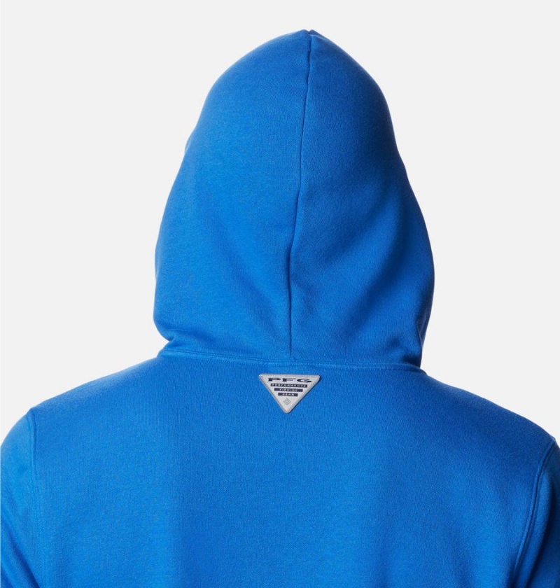 Columbia PFG Elements Men's Hoodie Blue | YEPZJS-249