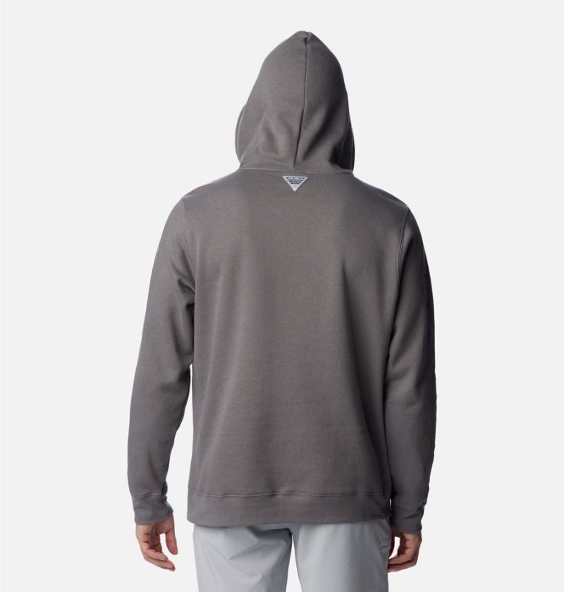 Columbia PFG Elements Men's Hoodie Grey | RSNHEX-913