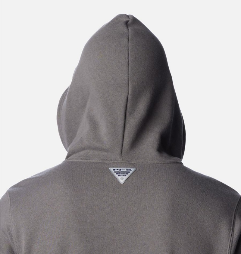 Columbia PFG Elements Men's Hoodie Grey | RSNHEX-913