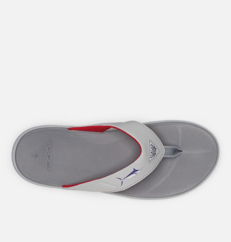 Columbia PFG Fish Flip II Men's Sandals Grey | HESUDJ-569