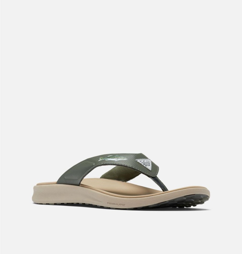 Columbia PFG Fish Flip II Men's Sandals Grey | TOMYDW-356