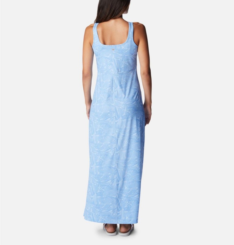 Columbia PFG Freezer Maxi Women's Dress Blue | CNIVUK-382