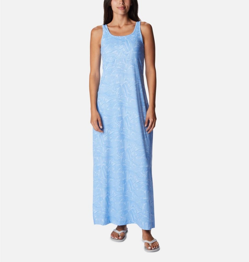 Columbia PFG Freezer Maxi Women\'s Dress Blue | CNIVUK-382