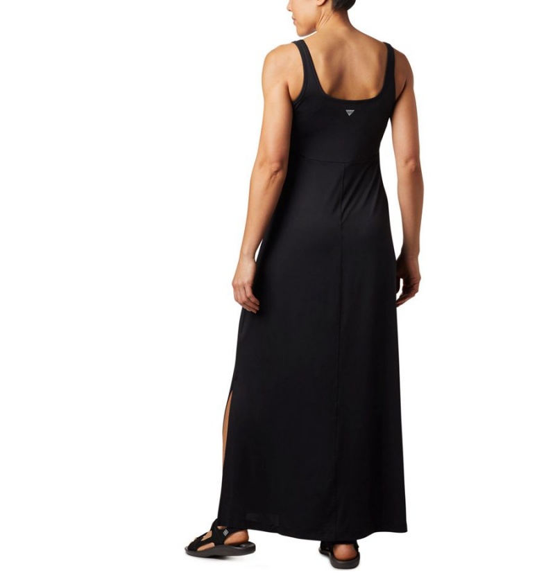Columbia PFG Freezer Maxi Women's Dress Black | THPEQB-879