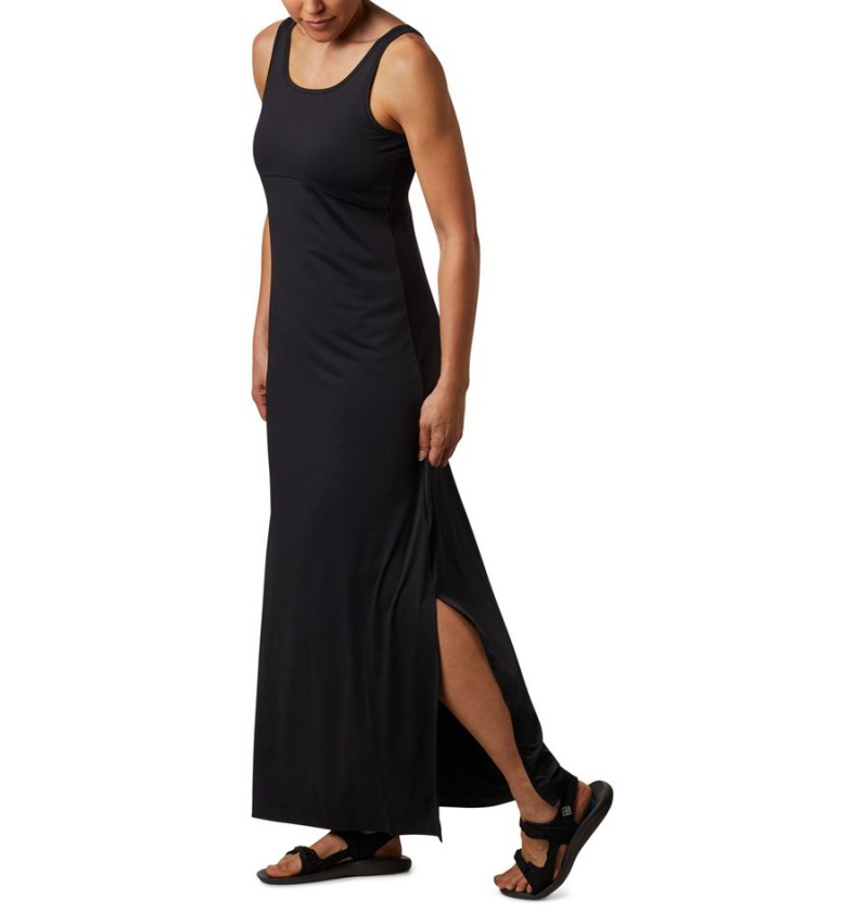 Columbia PFG Freezer Maxi Women's Dress Black | THPEQB-879