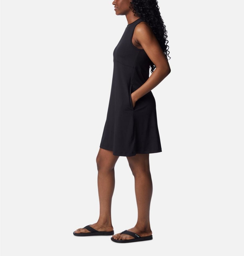 Columbia PFG Freezer Tank Women's Dress Black | XTGJHK-583