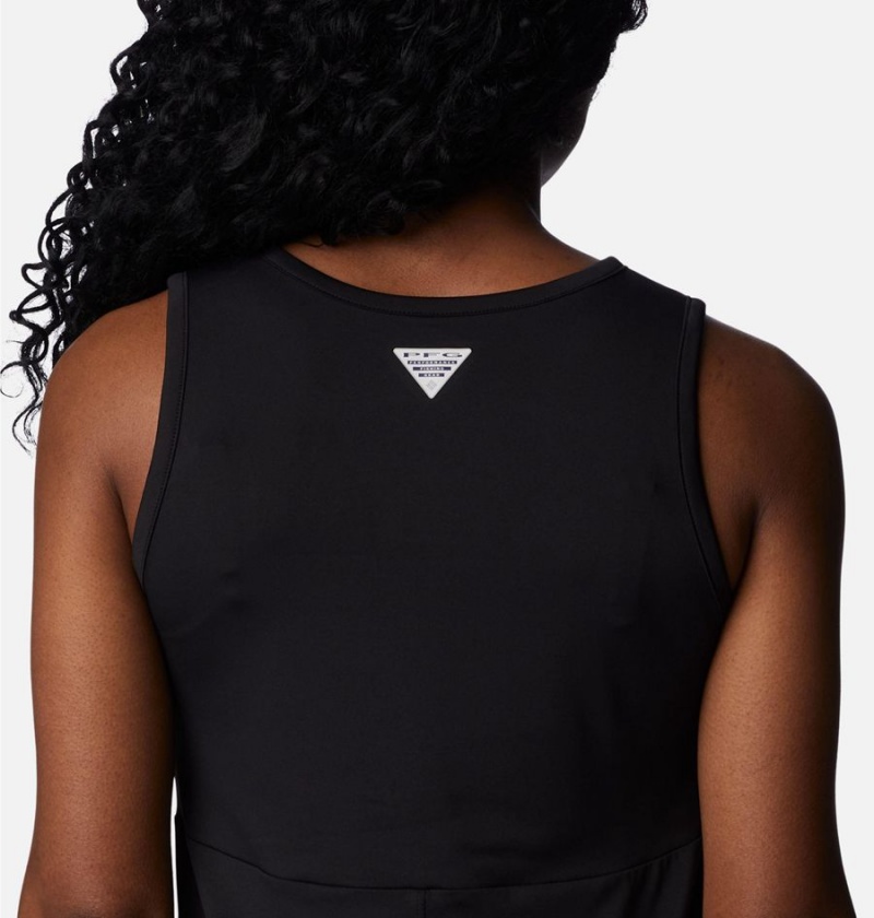 Columbia PFG Freezer Tank Women's Dress Black | XTGJHK-583