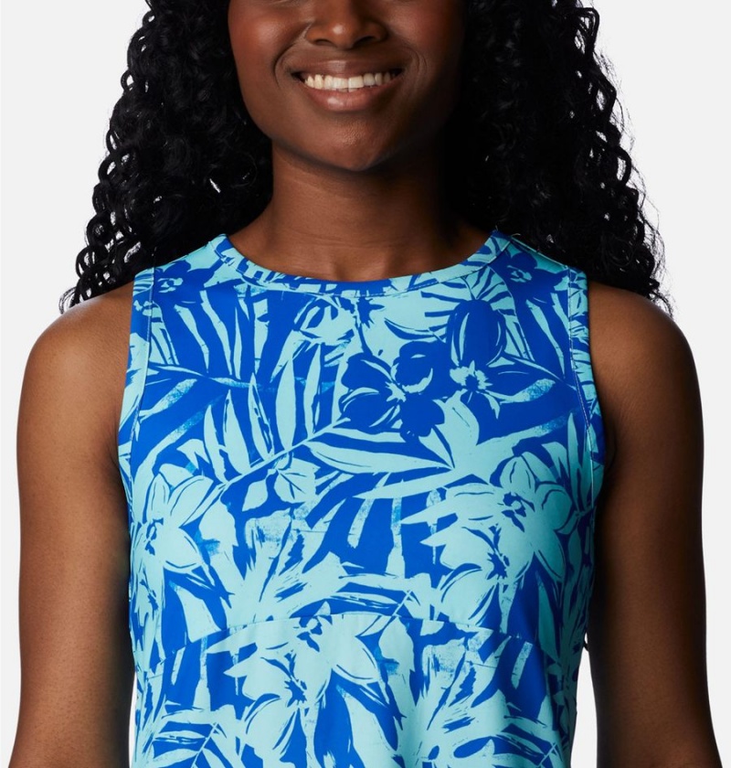 Columbia PFG Freezer Tank Women's Dress Blue | CBLJMI-329