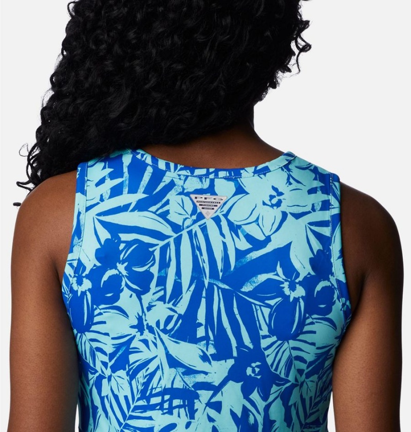 Columbia PFG Freezer Tank Women's Dress Blue | CBLJMI-329