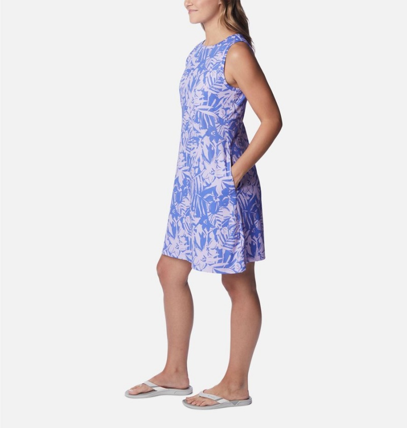 Columbia PFG Freezer Tank Women's Dress Purple | ZEYMIJ-357