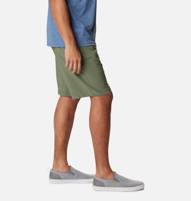 Columbia PFG Grander Marlin II Offshore Men's Shorts Green | HMDGCL-715