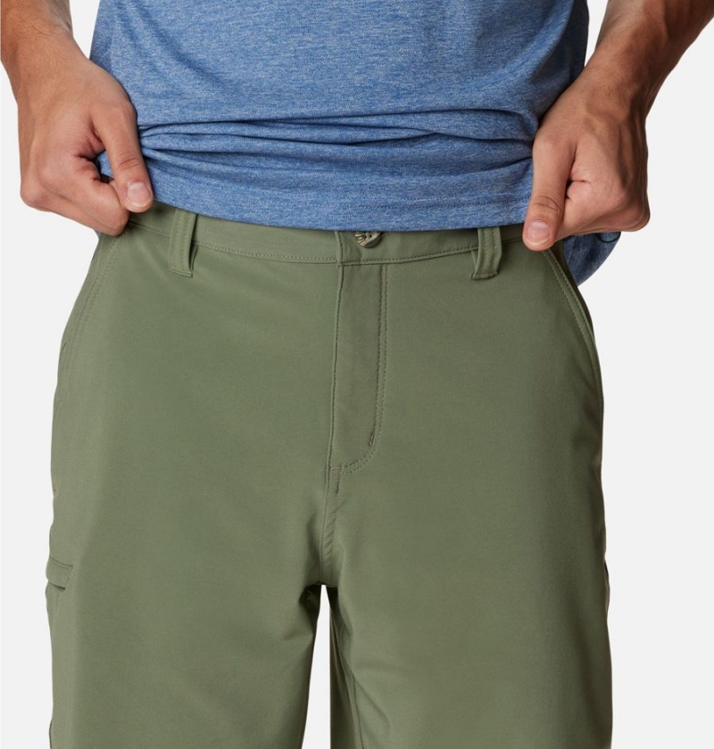 Columbia PFG Grander Marlin II Offshore Men's Shorts Green | HMDGCL-715