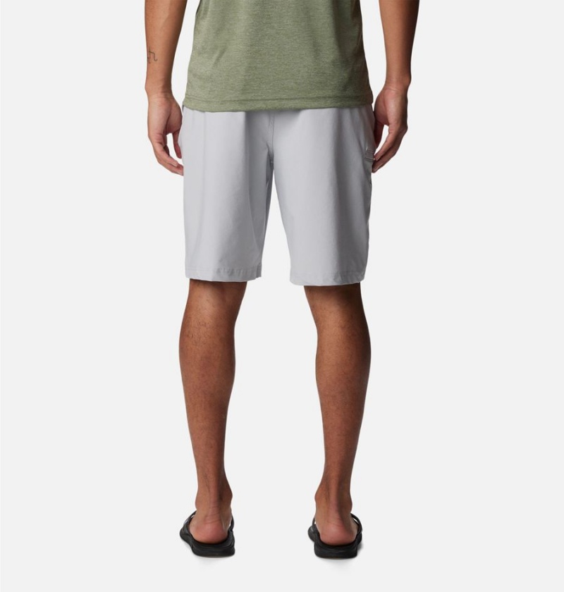 Columbia PFG Grander Marlin II Offshore Men's Shorts Grey | QXSODU-736