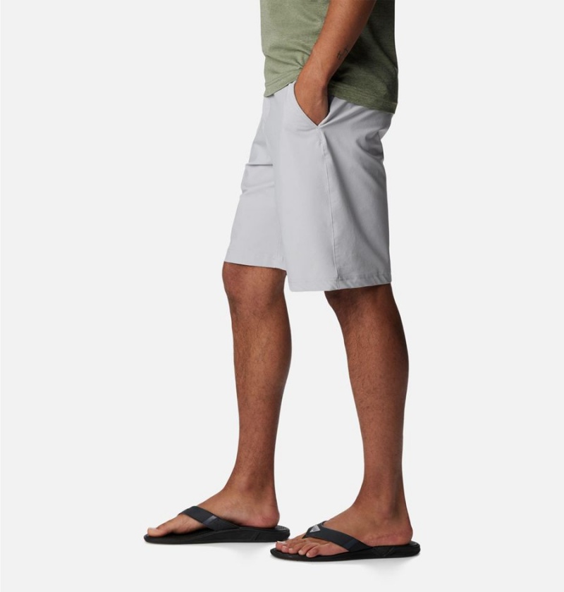 Columbia PFG Grander Marlin II Offshore Men's Shorts Grey | QXSODU-736
