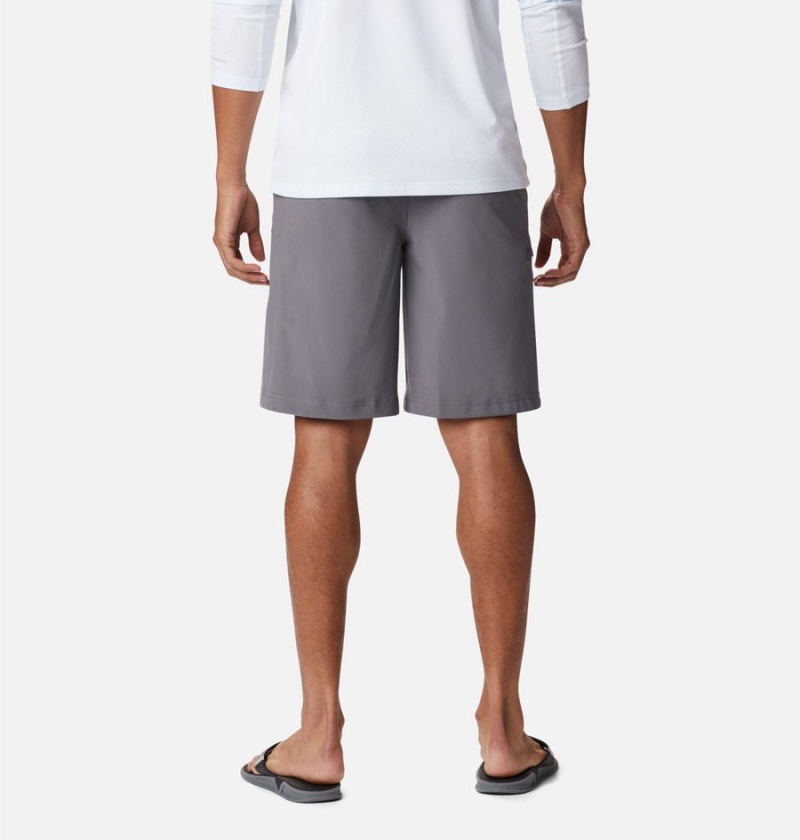 Columbia PFG Grander Marlin II Offshore Men's Shorts Grey | DCPUEV-013