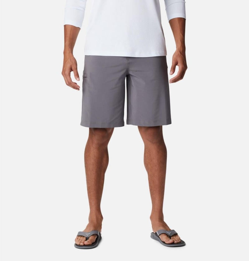 Columbia PFG Grander Marlin II Offshore Men\'s Shorts Grey | DCPUEV-013
