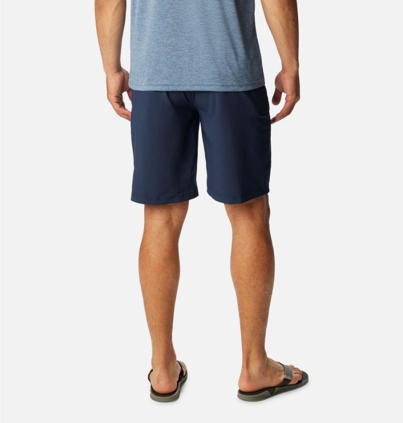 Columbia PFG Grander Marlin II Offshore Men's Shorts Navy | NTJLCS-238