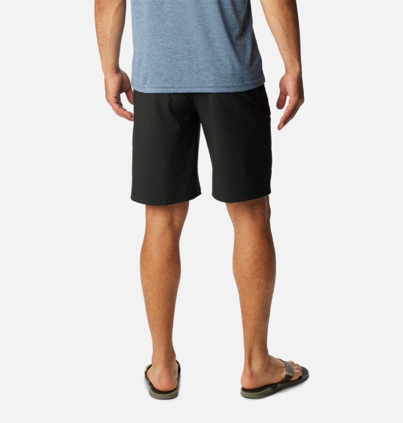 Columbia PFG Grander Marlin II Offshore Men's Shorts Black | WIHVQT-753