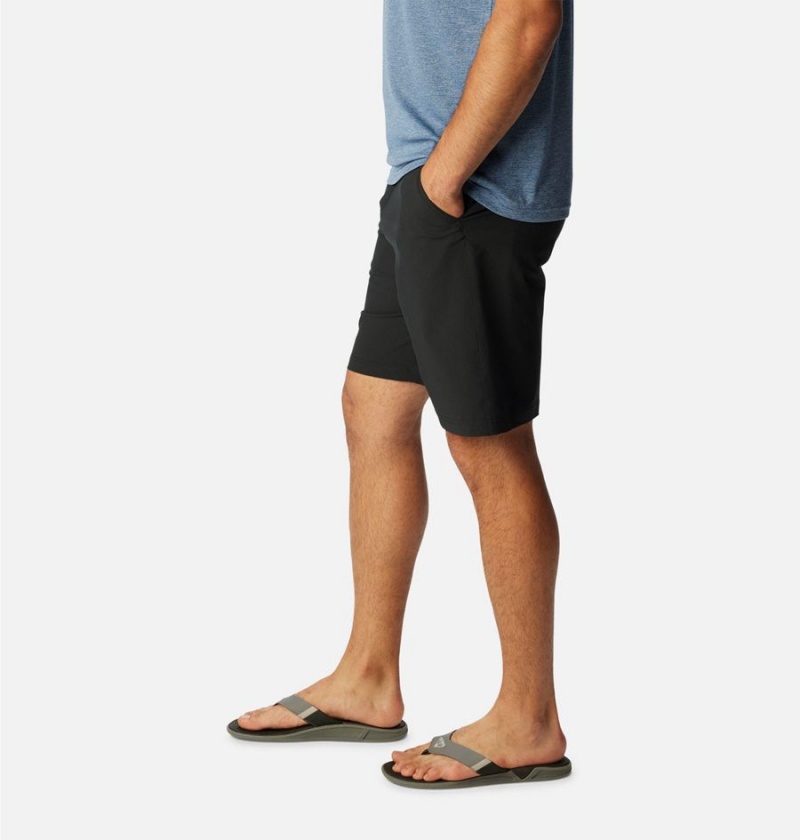 Columbia PFG Grander Marlin II Offshore Men's Shorts Black | WIHVQT-753