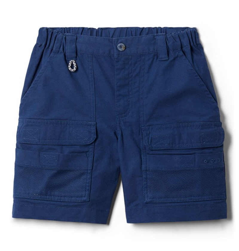 Columbia PFG Half Moon II Kids\' Shorts Blue | DOFWZE-603