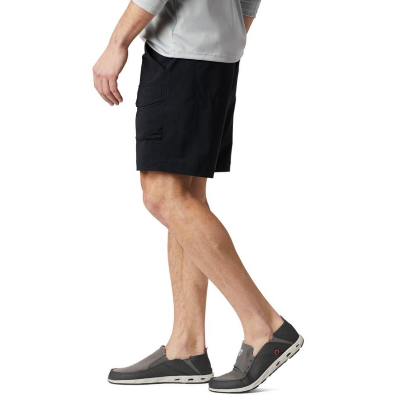 Columbia PFG Permit III Men's Shorts Black | GIPUBD-936
