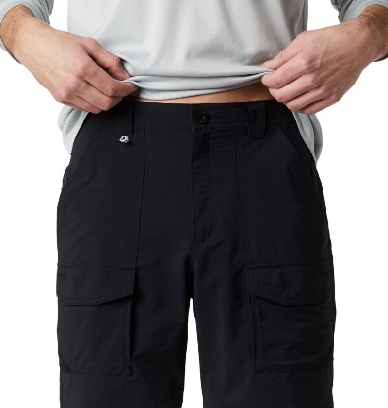 Columbia PFG Permit III Men's Shorts Black | GIPUBD-936