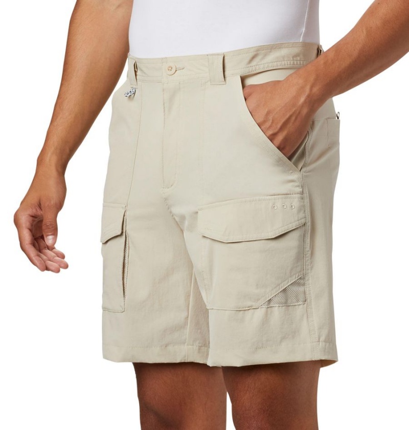 Columbia PFG Permit III Men's Shorts Khaki | KYENGC-241