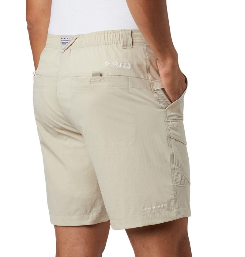 Columbia PFG Permit III Men's Shorts Khaki | KYENGC-241