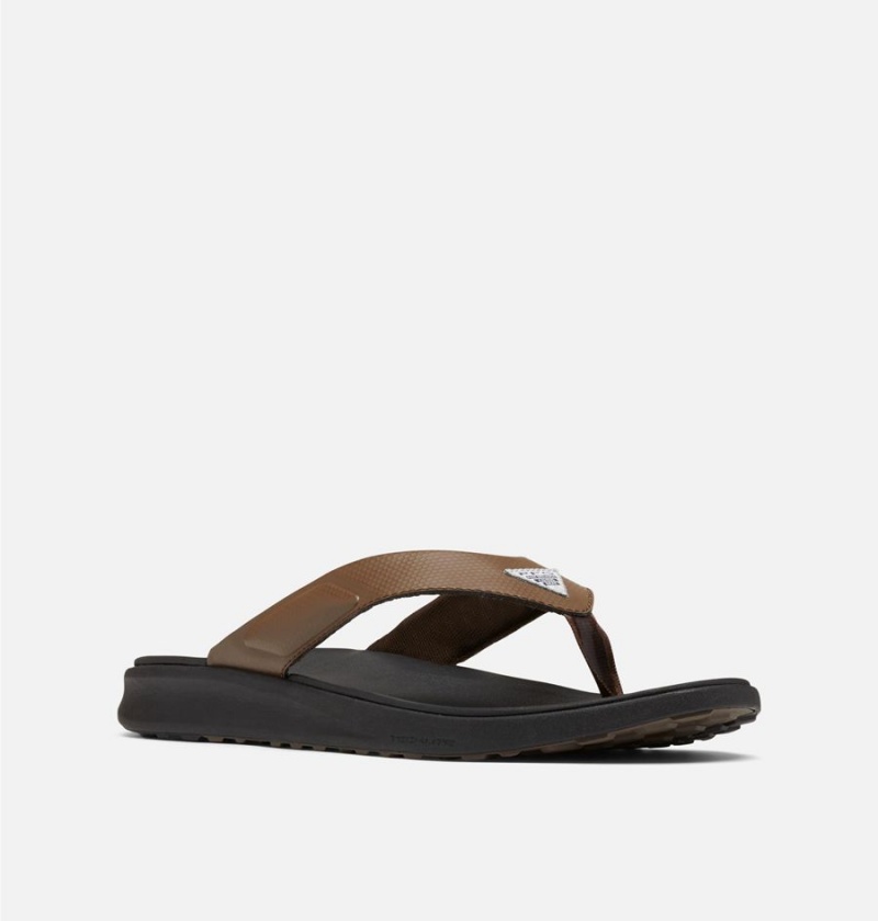 Columbia PFG Rostra Beachcomber Flip Flop Men's Sandals Brown | FVYDQC-574