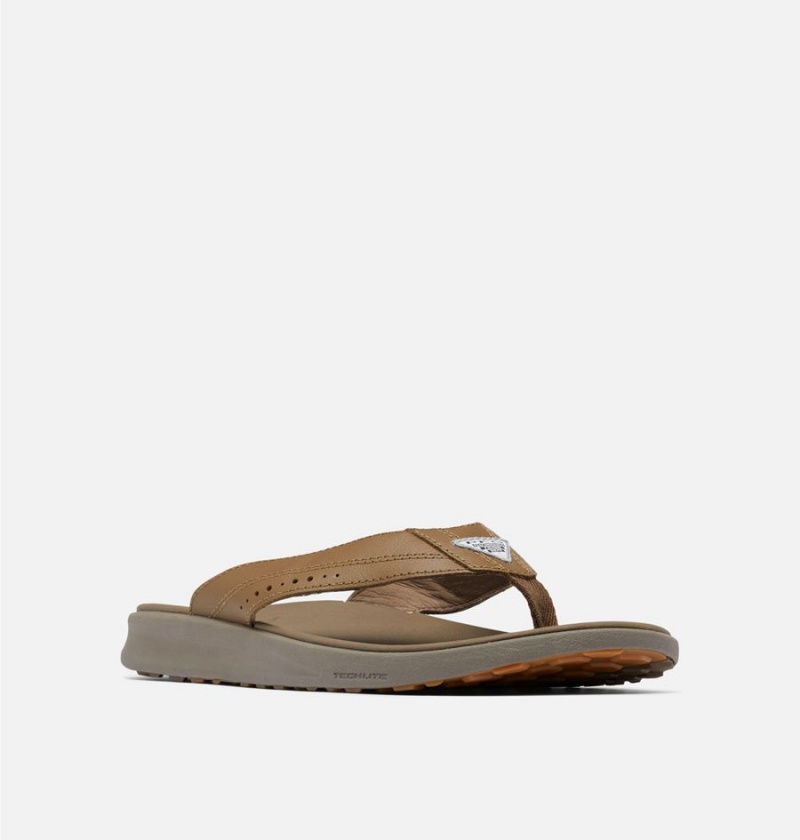 Columbia PFG Rostra Beachcomber LE Flip Flop Men's Sandals Brown | SOHKPJ-430