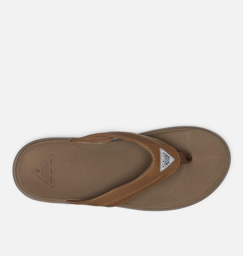 Columbia PFG Rostra Beachcomber LE Flip Flop Men's Sandals Brown | SOHKPJ-430