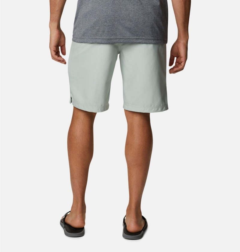 Columbia PFG Skiff Guide Men's Shorts Green | LWXVHM-923