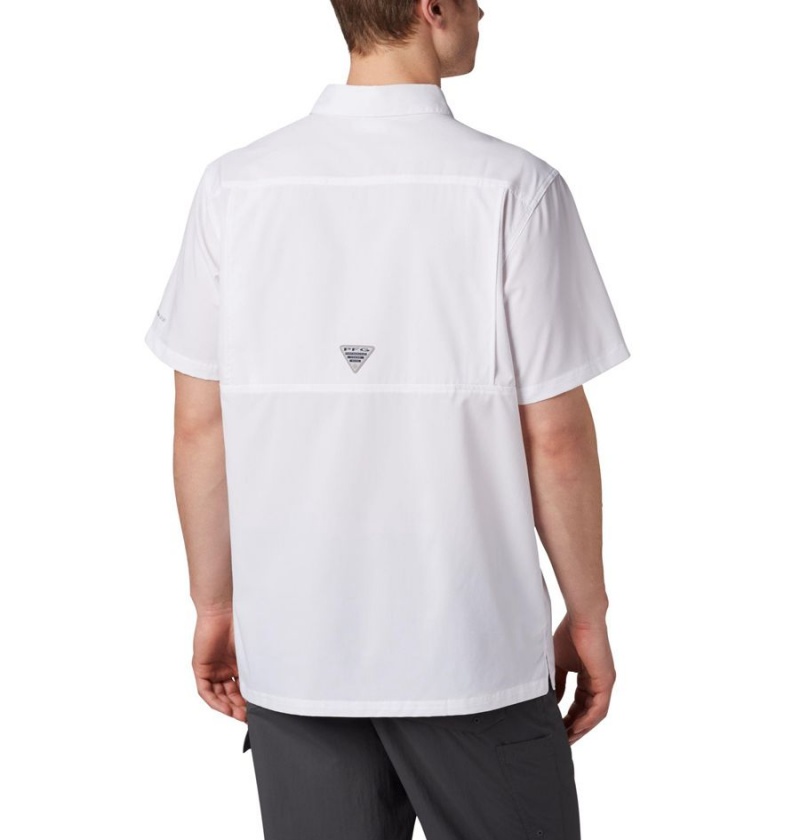 Columbia PFG Slack Tide Camp Men's Shirt White | ADWKXY-208