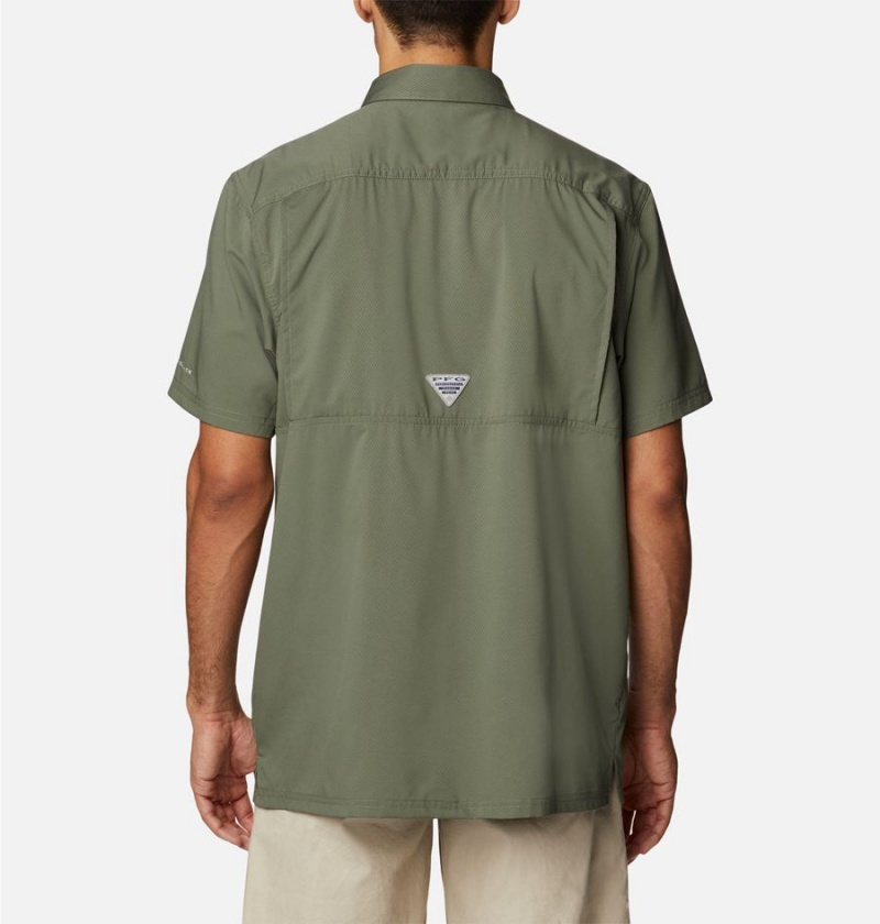 Columbia PFG Slack Tide Camp Men's Shirt Green | HTPKAE-910